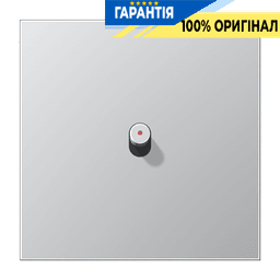 Центральна плата з тумблером «циліндр» з віконцем LS1912 алюміній JUNG AL12-0KOR0