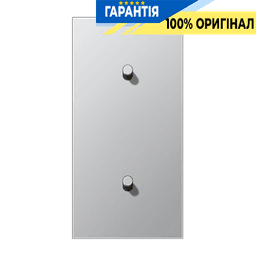 Центральна плата з двома одиночними тумблерами вертикальна «циліндр» LS1912 JUNG AL12-20R0 алюміній