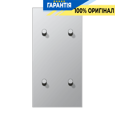 Центральна плата з двома подвійними тумблерами «циліндр» вертикальна LS1912 JUNG AL12-25R0 алюміній