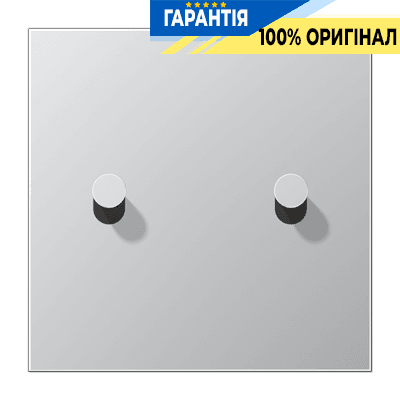 Центральна плата з 2-м тумблером «конус» LS1912 JUNG AL12-5K0 алюмінієва