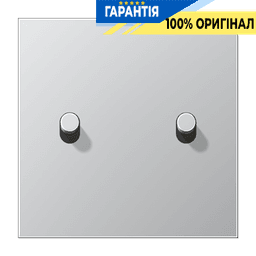 Центральна плата з 2-м тумблером «циліндр» LS1912 JUNG AL12-5R0 алюміній