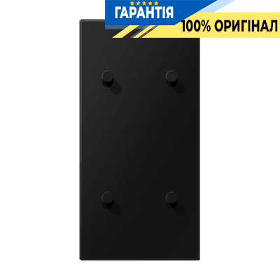 Центральна плата з двома подвійними тумблерами «конус» вертикальна LS1912 JUNG AL12-25SWMK08 чорний матовий