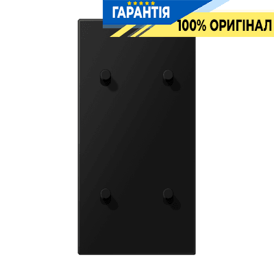 Центральна плата з двома подвійними тумблерами циліндр вертикальний LS1912 JUNG AL12-25SWMR08 чорний матовий