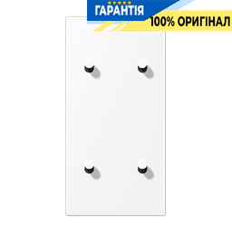 Центральна плата з двома подвійними тумблерами «конус» вертикальна LS1912 JUNG AL12-25WWMK07 білосніжний матовий