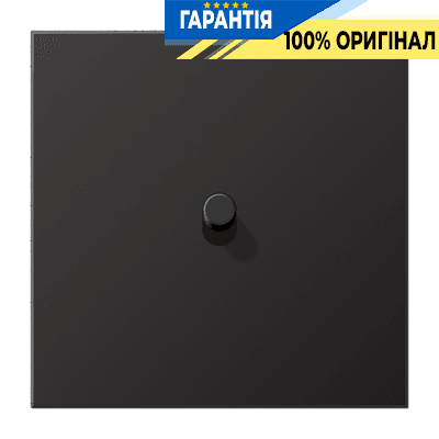 Центральна плата з тумблером «циліндр» LS1912 JUNG AL12-0DR01 Dark для електроустановок