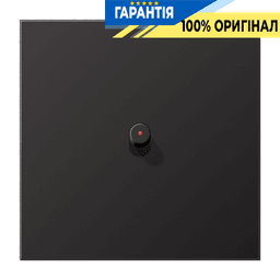 Центральна плата з тумблером «циліндр» з віконцем LS1912 JUNG AL12-0KODR01 Dark для електроустановок