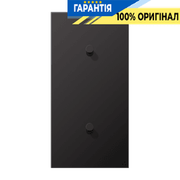 Центральна плата з двома одиночними тумблерами вертикальна «конус» LS1912 JUNG AL12-20DK01 Dark