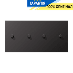 Центральна плата з двома подвійними тумблерами циліндр горизонтальний LS1912 JUNG AL12-250DR01 Dark