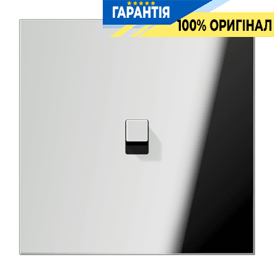 Центральна плата з тумблером «куб» LS1912 JUNG GCR12-0E22 хром для електроустановок