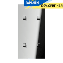 Центральна плата з двома подвійними тумблерами «куб» вертикальна LS1912 JUNG GCR12-25E22 хром