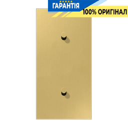 Центральна плата з двома одиночними тумблерами вертикальна «конус» LS1912 JUNG ME12-20CK25 латунь Classic