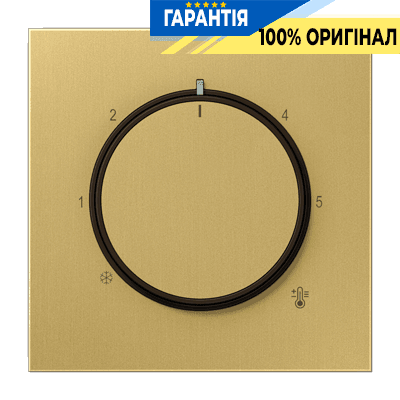 Центральна плата (клавіша) для термостата JUNG ME1749C латунь серія Classic