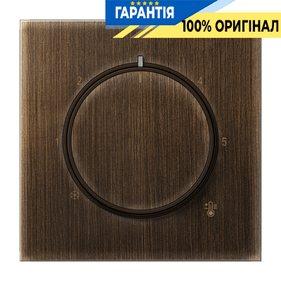 Центральна плата (клавіша) для термостату JUNG ME1749AT латунь Antik