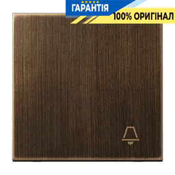 Клавіша з символом "дзвінок" JUNG ME2990KAT латунь Antik для електроустановок