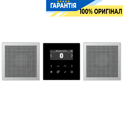 Смарт радіо JUNG DABAL2BT з DAB+ та Bluetooth, стерео, алюмінієвий корпус