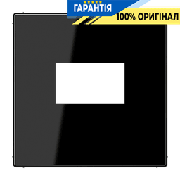 Панель для USB зарядного пристрою JUNG LS1969USBSW чорного кольору