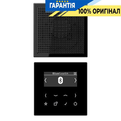 Смарт радіо JUNG DABLS1BTSW з DAB+ та Bluetooth, моно, чорний