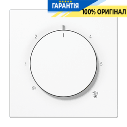 Центральна плата (клавіша) для термостату JUNG LS1749BFWW білого кольору