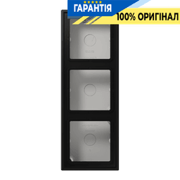 Коробка 3-постова накладного монтажу JUNG LS583ASWM матовий чорний графіт