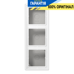Коробка 3-постова накладного монтажу JUNG LS583AWWM білосніжний матовий