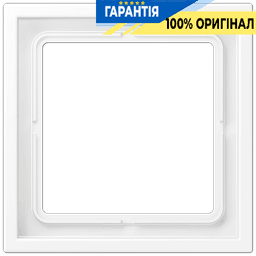 Рамка 1-постова JUNG LS Zero біла LSZ 981 BF WW
