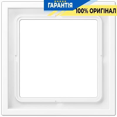 Рамка 1-постова JUNG LS Zero біла LSZ 981 BF WW