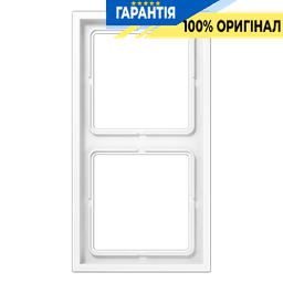 Рамка 2-камерна JUNG LS Zero біла LSZ 982 BF WW