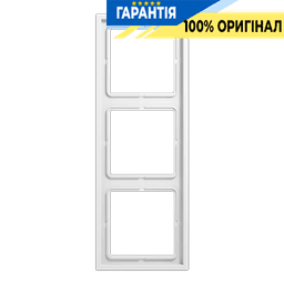 Рамка 3-а JUNG LS Zero біла LSZ 983 BF WW для електроустановок