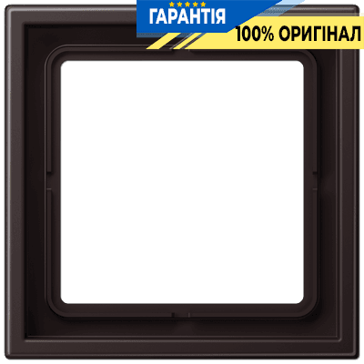 Рамка 1-местна JUNG LS Zero Dark LSZ AL 981 BF D чорна матова