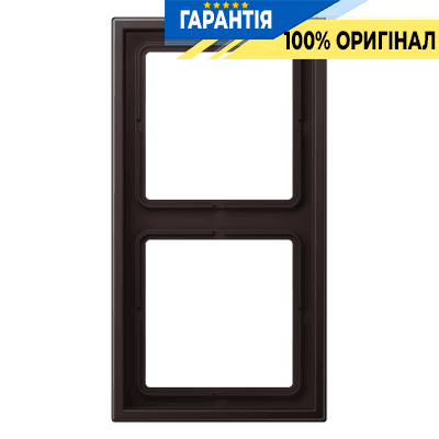 Рамка 2-а JUNG LS Zero Dark LSZ AL 982 BF D чорна
