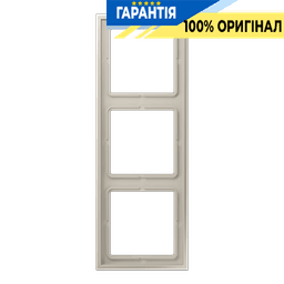 Рамка 3-а JUNG LS Zero із нержавіючої сталі LSZ ES 983 BF