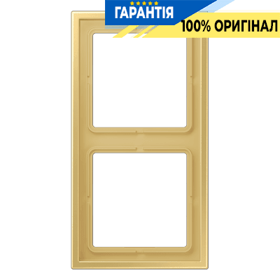 Рамка 2-постова JUNG LS Zero латунь Classic LSZ ME 982 BF C