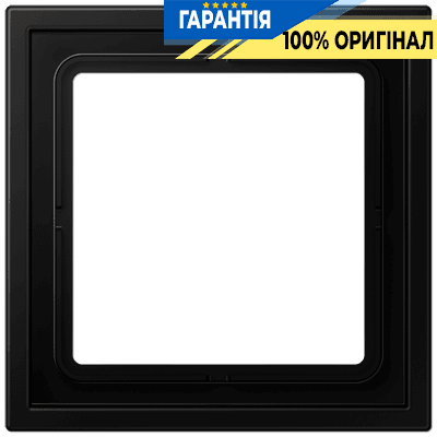 Рамка 1-местна JUNG LS Zero чорний графіт матовий LSZ 981 BF SWM