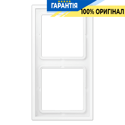 Рамка 2-а JUNG LS Zero білосніжний матовий LSZ 982 BF WWM