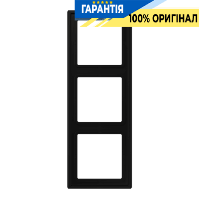 Рамка 3-а JUNG LS Zero чорний графіт матовий LSZ 983 BF SWM