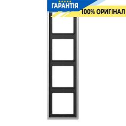 Рамка 4-а Jung AL2984 Алюміній