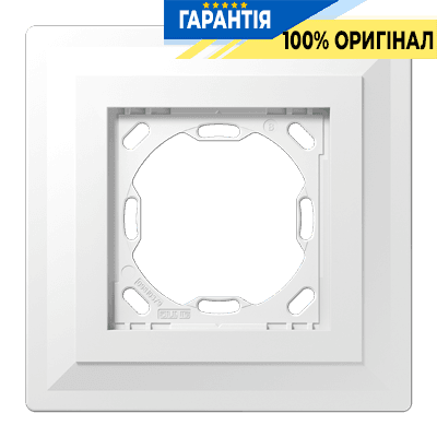 Монтажний адаптер 1-й для плоского монтажу LS Jung PA 981 G 125-3, надійне кріплення електроустановчих виробів