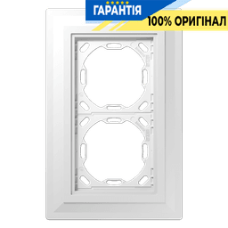 Монтажний адаптер 2-й для плоского монтажу LS Jung PA 982 G 125-0, надійне кріплення електроустановних виробів