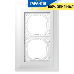 Монтажний адаптер 2-й для плоского монтажу LS Jung PA 982 G 125-3, надійне кріплення електроустановчих виробів