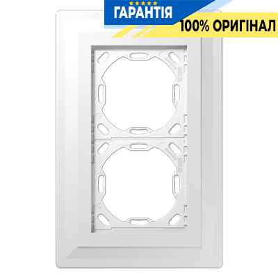 Монтажний адаптер 2-й для плоского монтажу LS Jung PA 982 G 125-3, надійне кріплення електроустановчих виробів