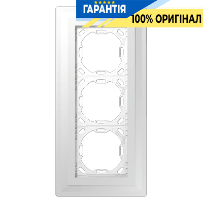 Монтажний адаптер 3-й для плоского монтажу LS Jung PA 983 G 125-3, надійне кріплення електрообладнання