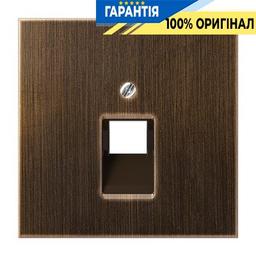 Панель розетки TF/PC 1-а Jung ME2969-1UAAT латунь Antik