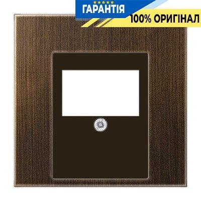 Панель аудіо-розетки Jung ME2969TAT латунь Antik