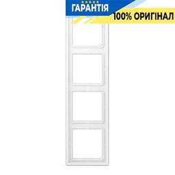 Рамка 4-а Jung LS984WWM білосніжний матовий