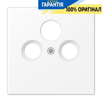 Панель розетки TV+R (SAT) Jung LS990SATWWM білосніжний матовий