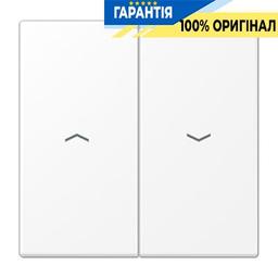 Клавіша 2-а з символами «стрілки» Jung LS995PWWM білосніжний матовий