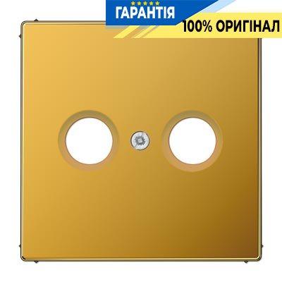 Панель розетки TV+R Jung LS990TVGGO, колір золото