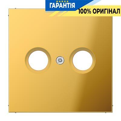 Панель розетки TV+R Jung GO2990TV імітація золота