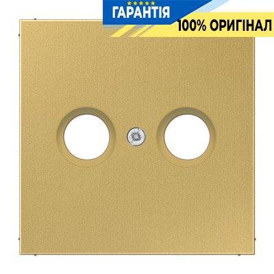 Панель розетки TV+R Jung ME2990TVC, колір латунь Classic