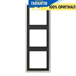 Рамка 3-а Jung ES2983 Edelstahl